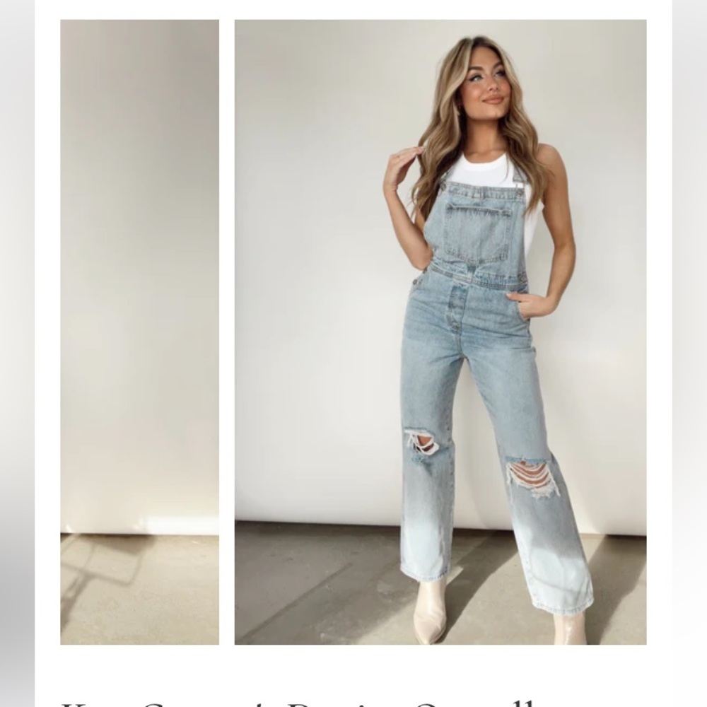 90’s Denim Overalls
